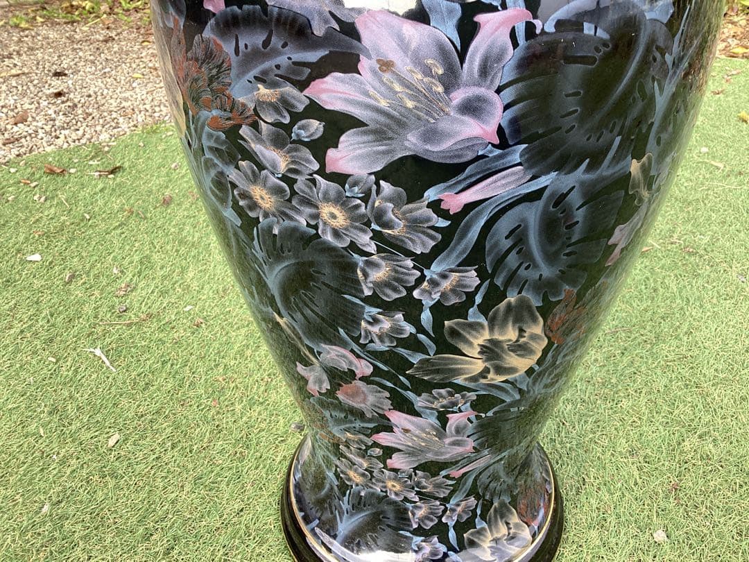 [ おの] 花瓶　フラワーベース　陶器　傘立て　イタリア製