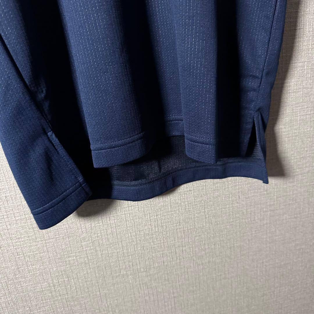 【新品・タグ付】オニツカタイガー タンクトップ ビッグロゴ ネイビー M リブ