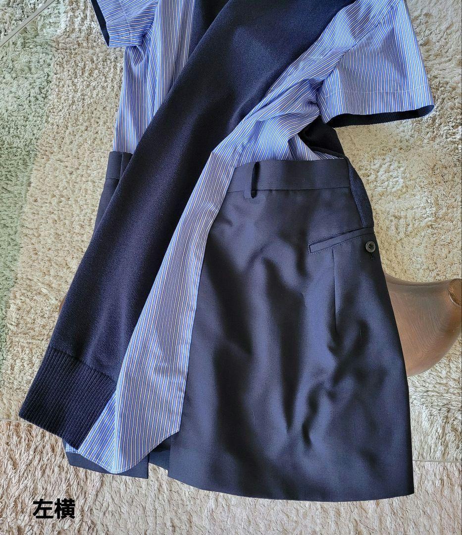sacai 25SS 新品 121,000円 Poplin Knit Dress