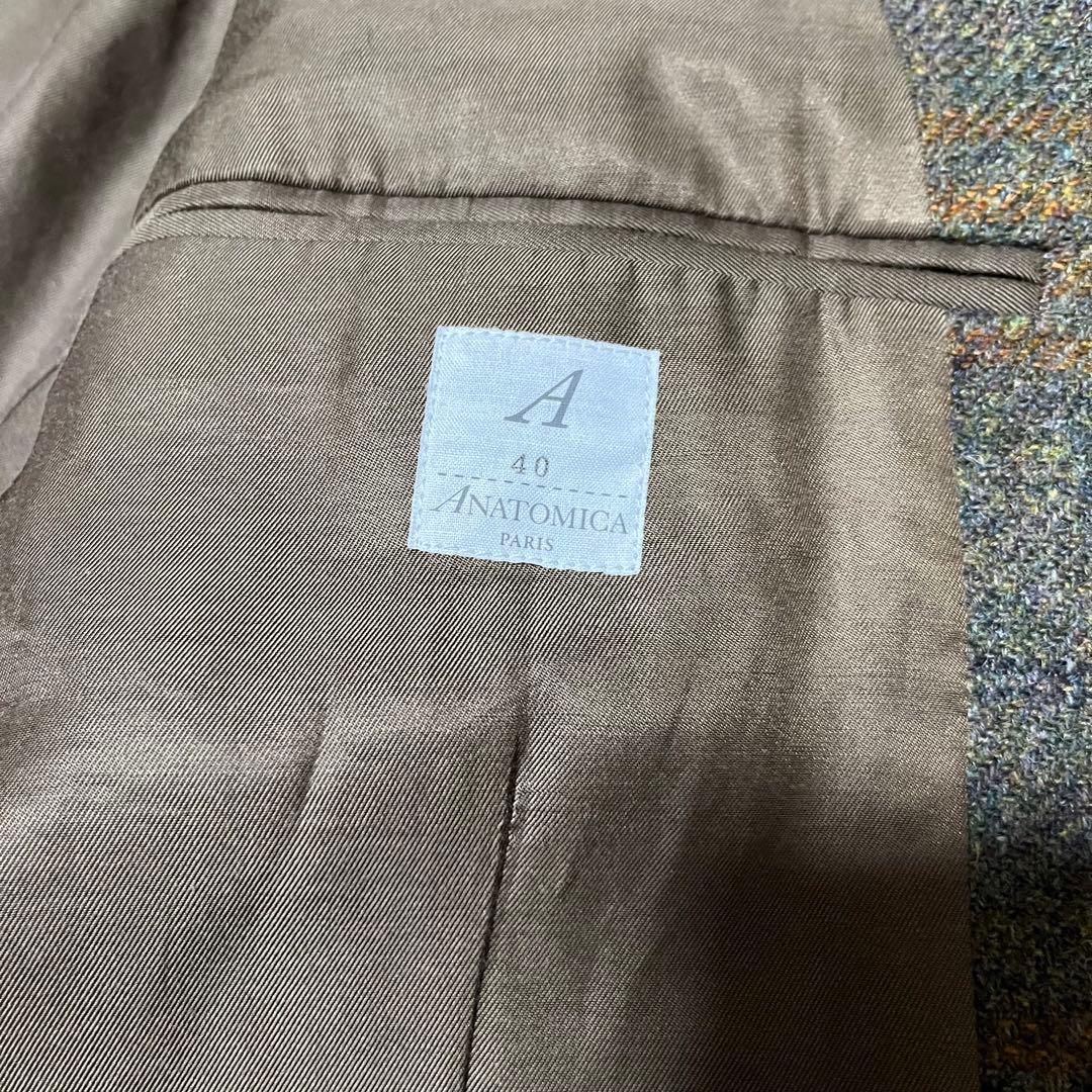 未使用 ANATOMICA DUNN JACKET ツイード ジャケット40