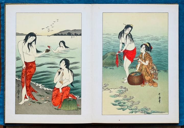 【希少】浮世繪大觀 昭和10年 合名會社一心社 湖龍齋　鳥居清満　歌麿　鈴木春信