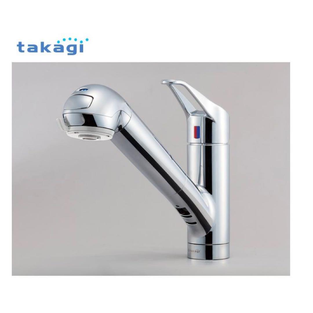 美品 タカギ JA396MN-9NTN-03 浄水器一体型 ハンドシャワー水栓