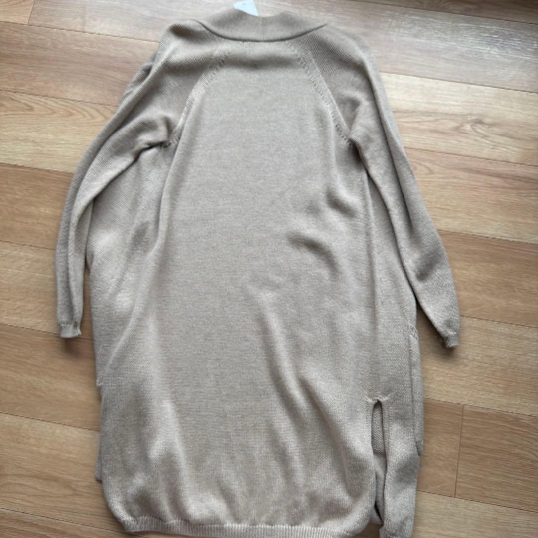 S Max Mara ベージュロングカーディガン
