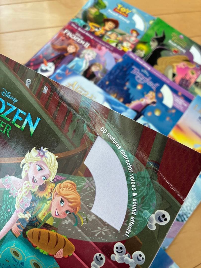 ★3冊のみ★Disney Read-Along 本&CD 3セット