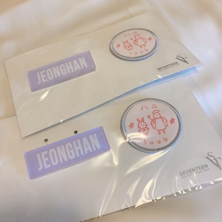 ジョンハン ネーム&ワッペンバッジセット