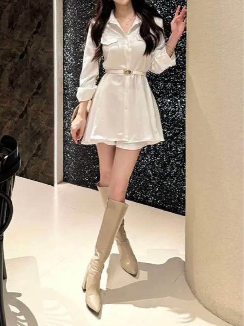 QUNG ラパンストレートロングブーツ 値下げ交渉可能です