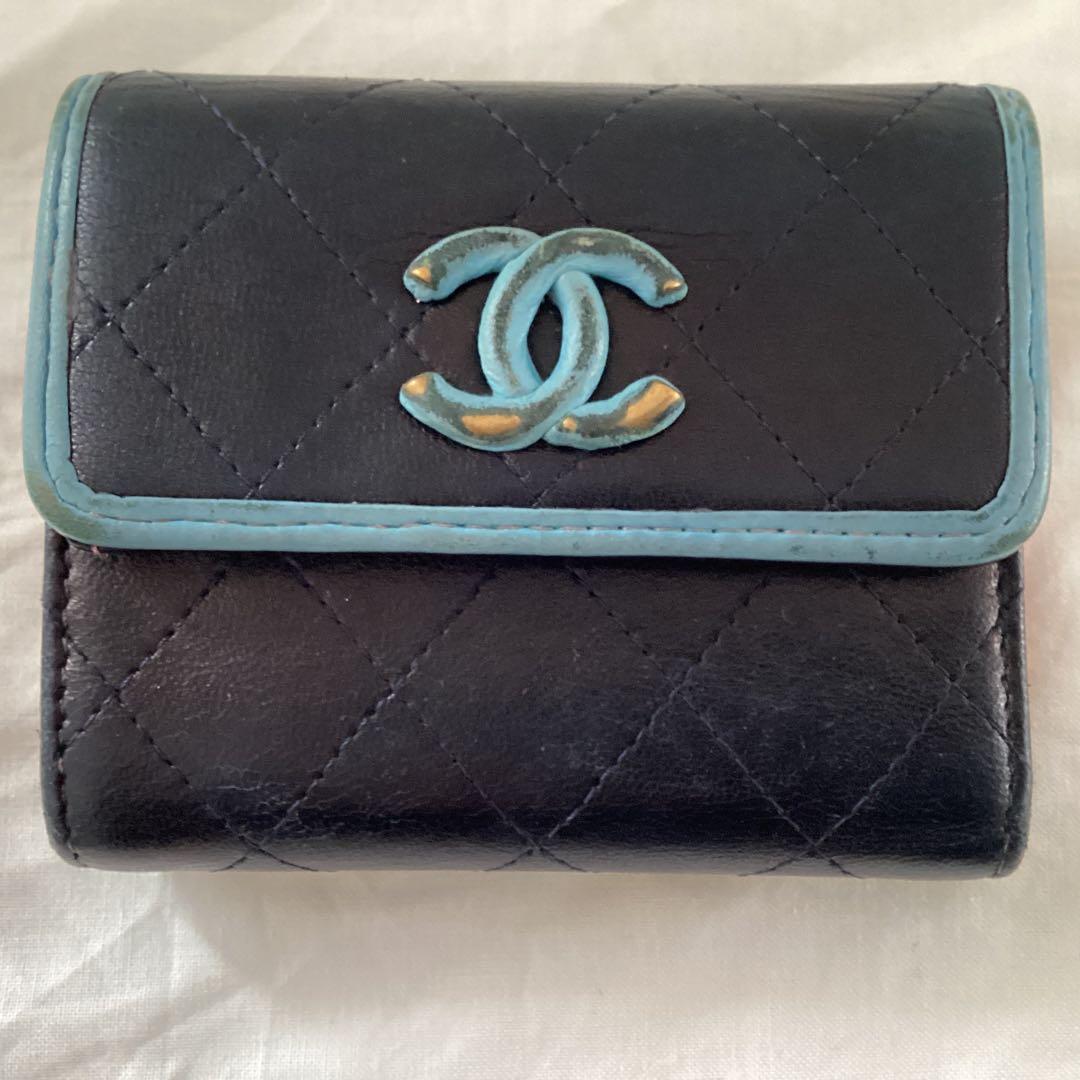 お箱付き　CHANEL 三つ折り財布