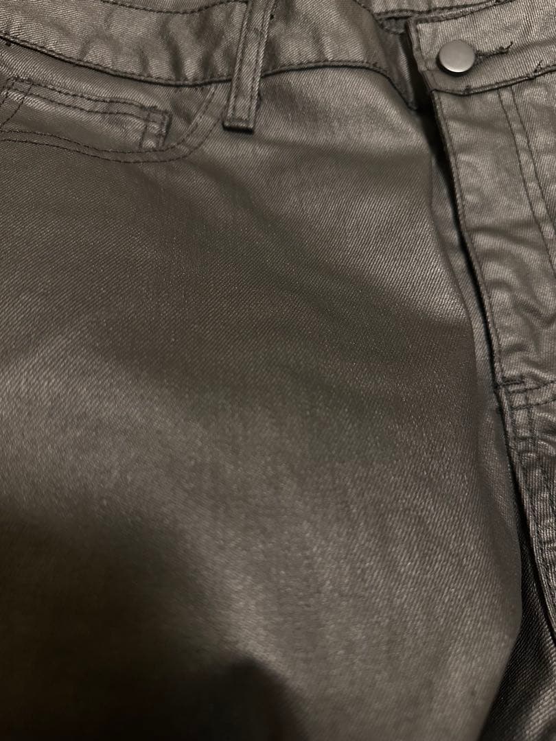 【新品】黒 ジーンズ デニム パンツrick owens似 opium y2k
