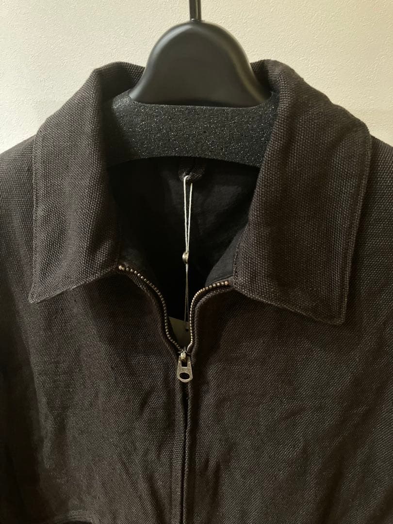 26SS COMOLI ヘンプダック ジップショートジャケット（サイズ1）
