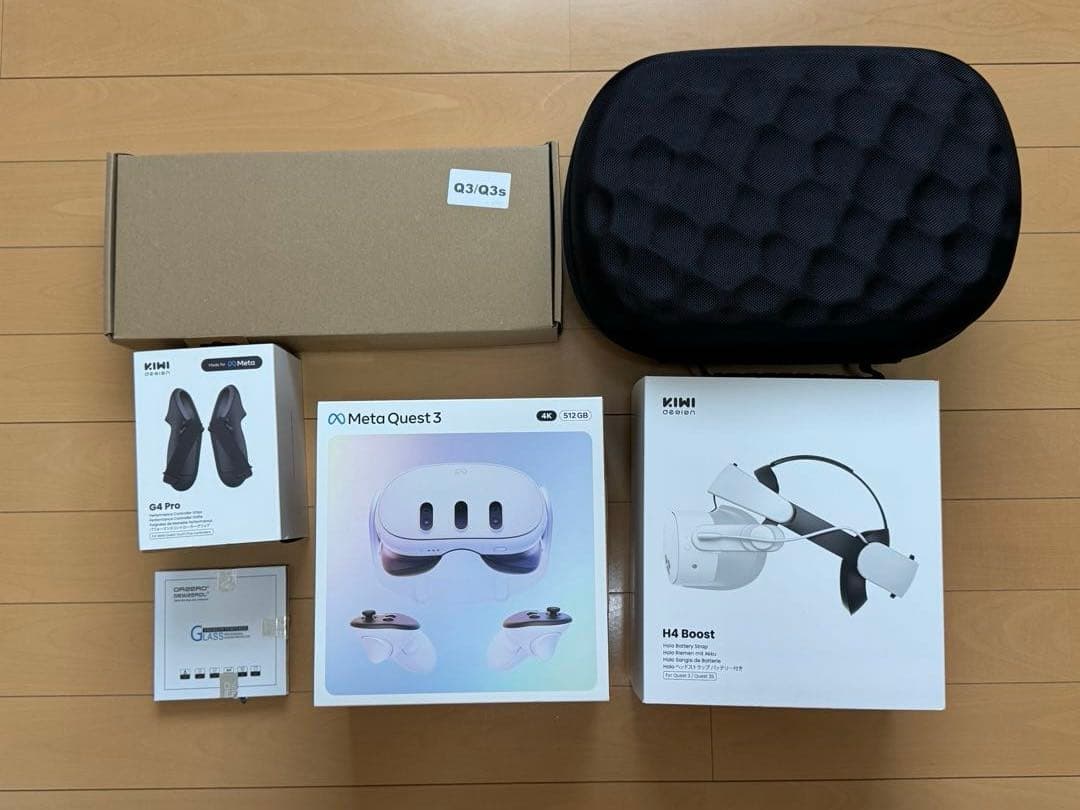  Quest 3 4K 512GB 付属品完備、VRヘッドセット等セット