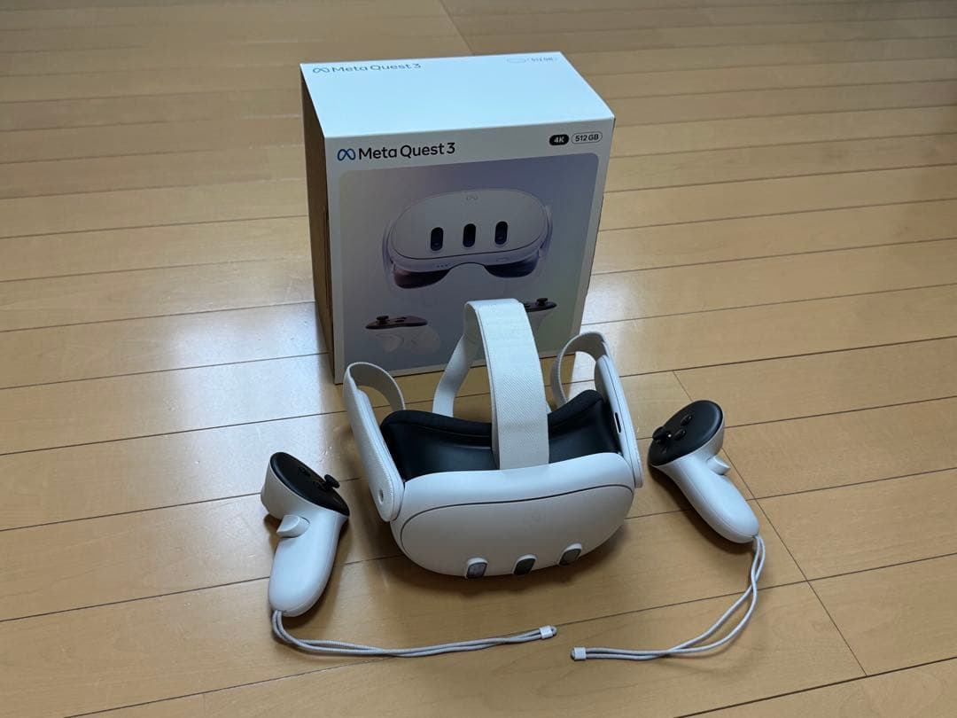  Quest 3 4K 512GB 付属品完備、VRヘッドセット等セット