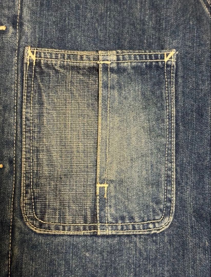 STUDIO D'ARTISAN カバーオール ブランケット Ｌ　デニム