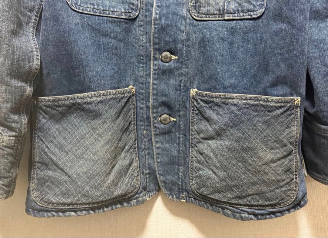 STUDIO D'ARTISAN カバーオール ブランケット Ｌ　デニム