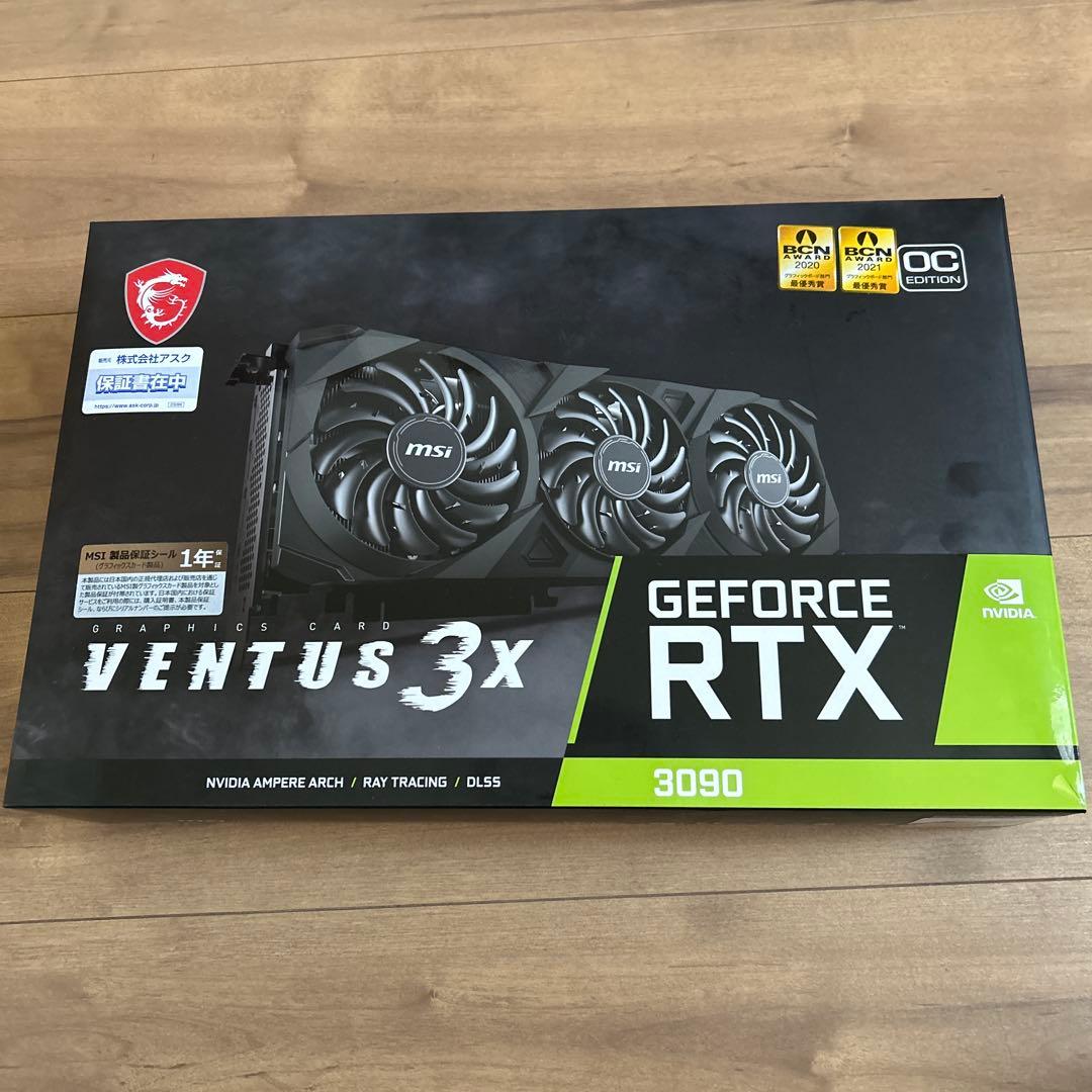 RTX 3090 VENTUS 3X 24G OC ジャンク