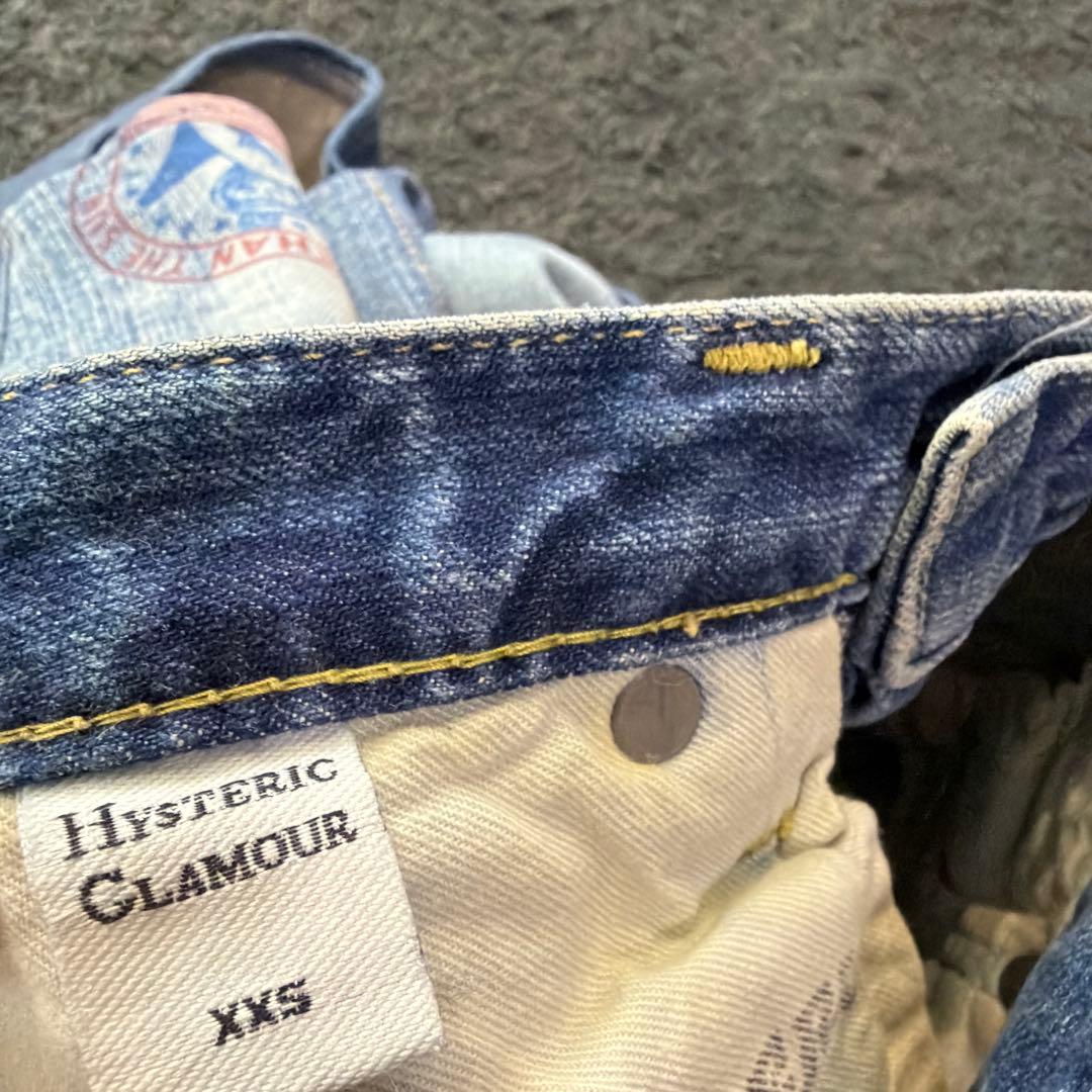 HYSTERIC GLAMOUR パッチワークデニム バンテージ風 ヒス Y2K