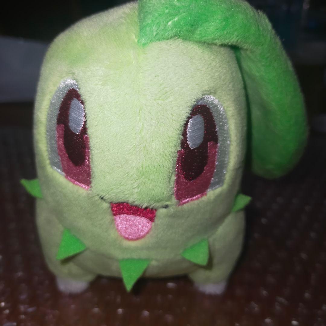 希少レア　ポケモン　初期　チコリータ　ぬいぐるみ　1997　アドバンス
