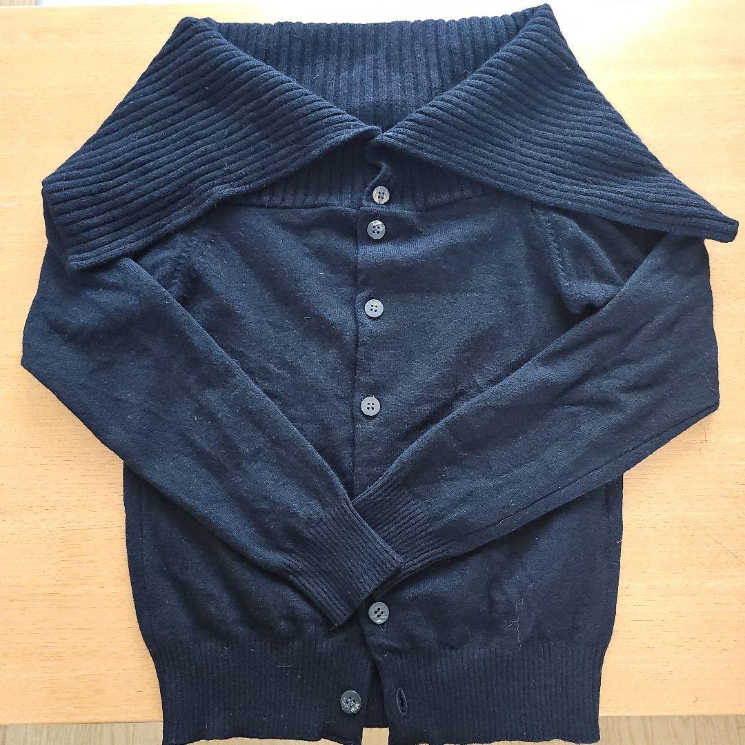 tricot COMME des GARÇONS 黒 カーディガン