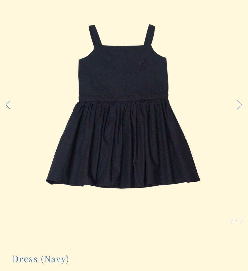 house on the hill / Dress (Navy) 90㎝