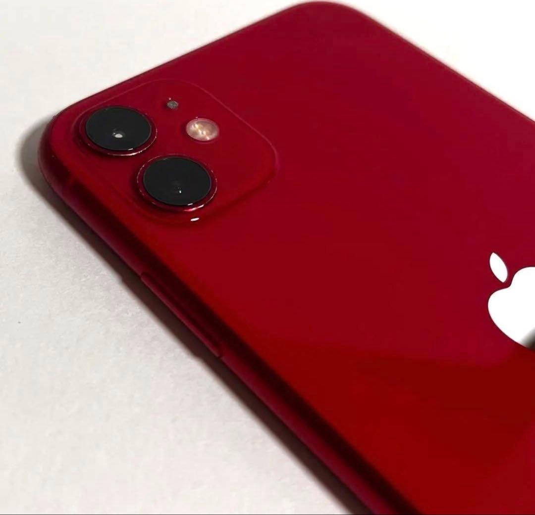 iPhoneアクセサリー iPhone11 64GB RED