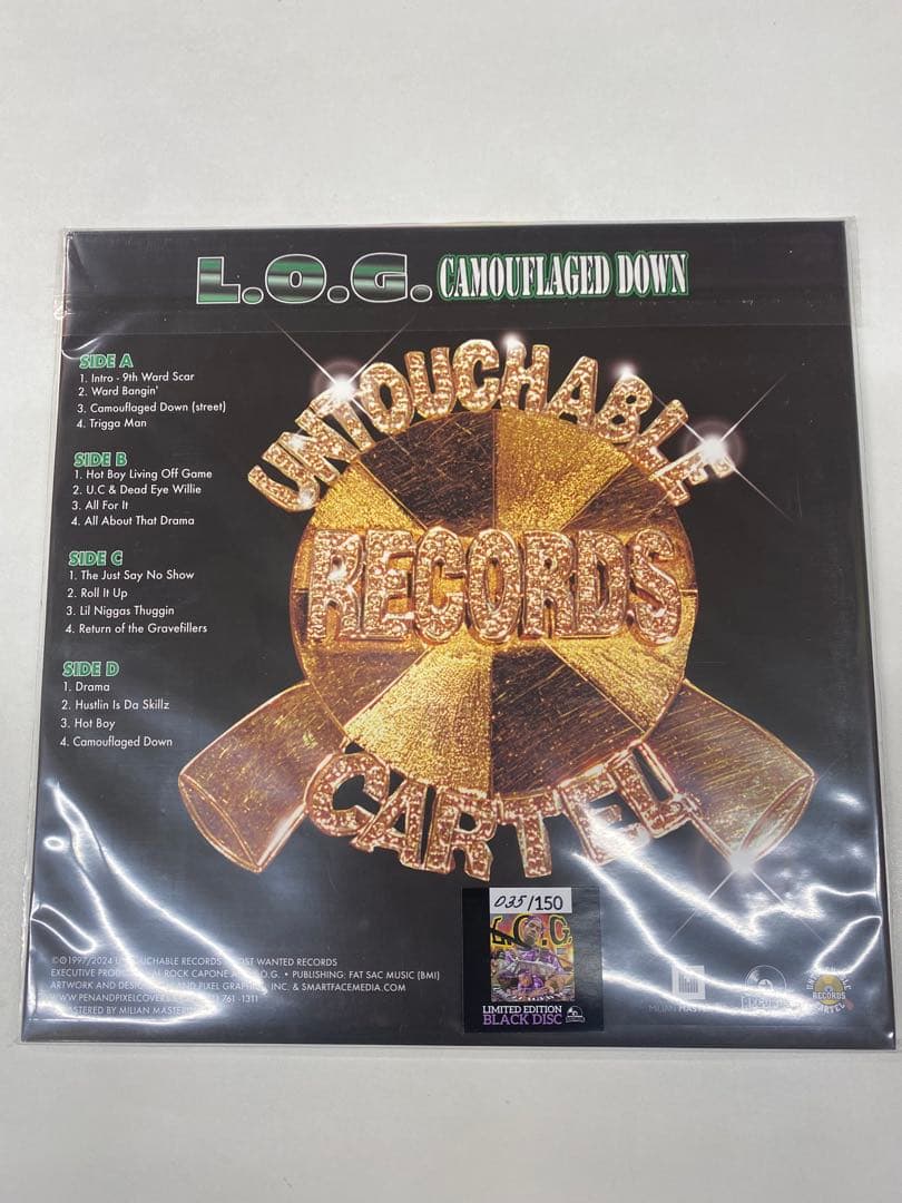 洋楽 g-rap L.O.G. Camouflaged Down LP