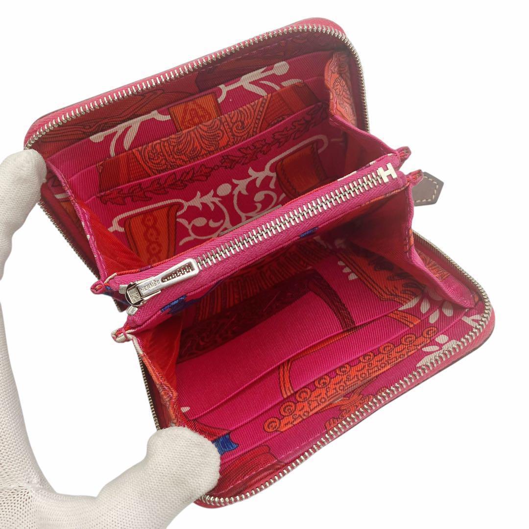 ハ*ジ様 良品✨ エルメス アザップ シルクイン コンパクト ミニ財布 Y刻印