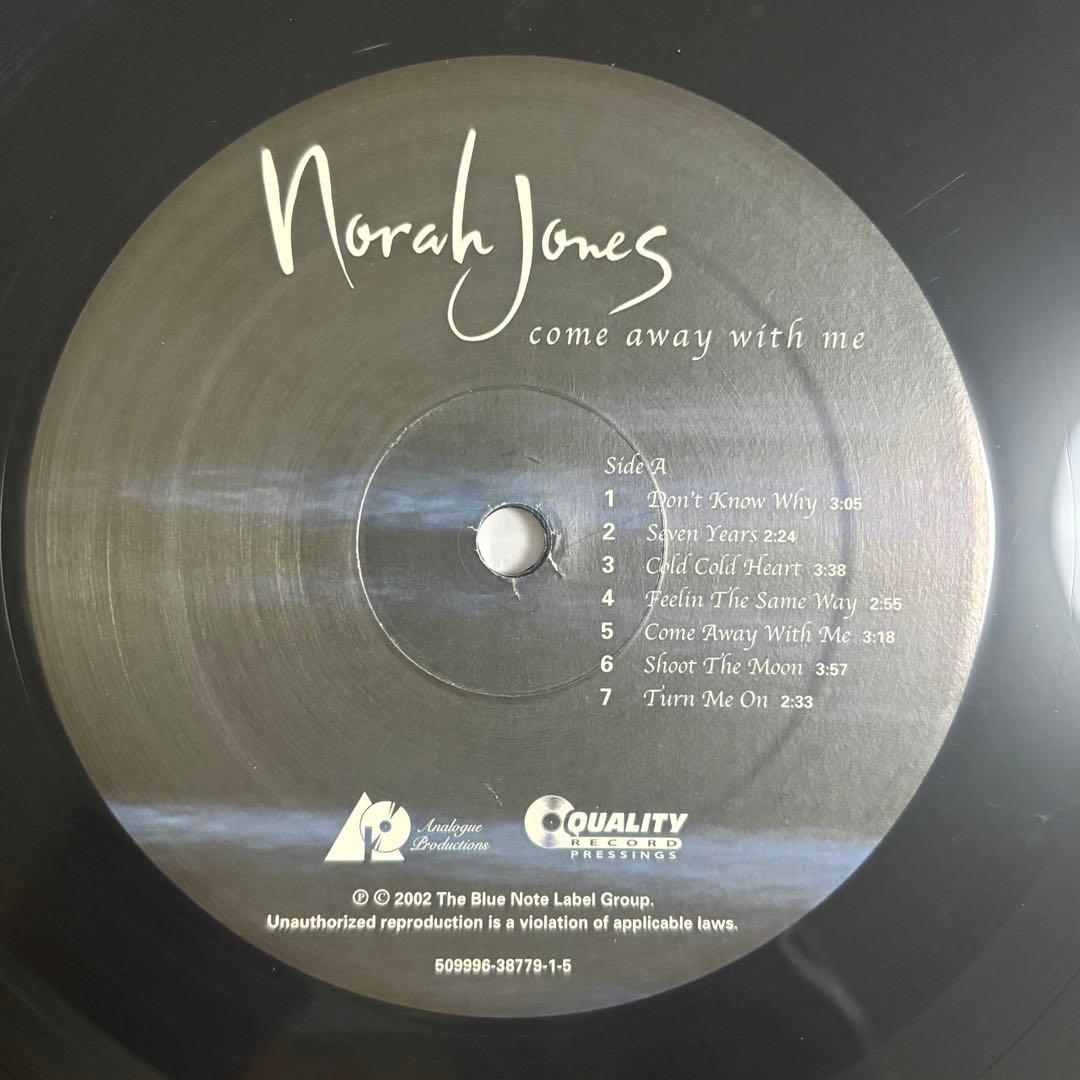 【LP】Norah Jones／Come away with me