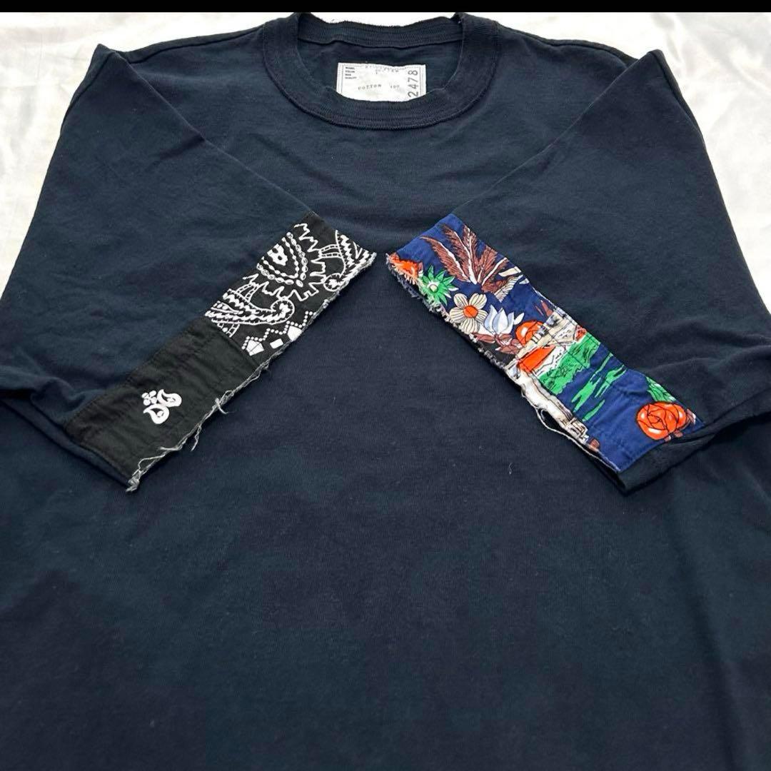 美品 sacai 半袖カットソー Tシャツ