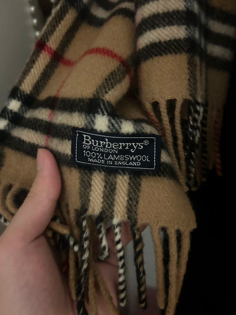 Burberry ベージュ チェック柄 マフラー