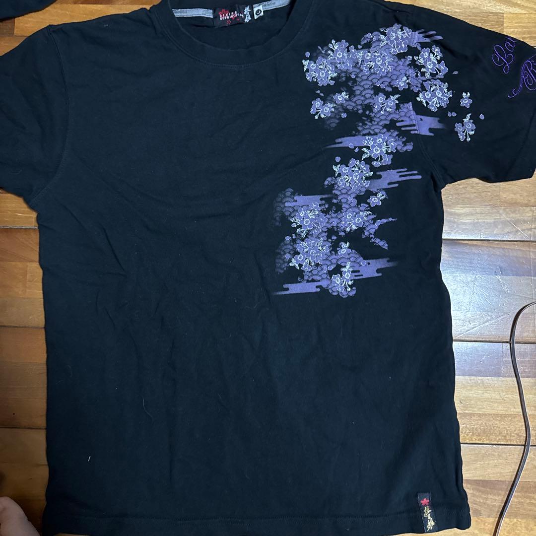 抜刀娘キラキラ和風Tシャツ