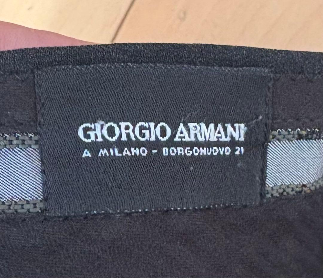 Giorgio Armani ダークグレー ダブルブレストジャケット