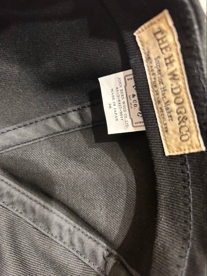 H.W. DOG & CO. ブラックキャップ　38