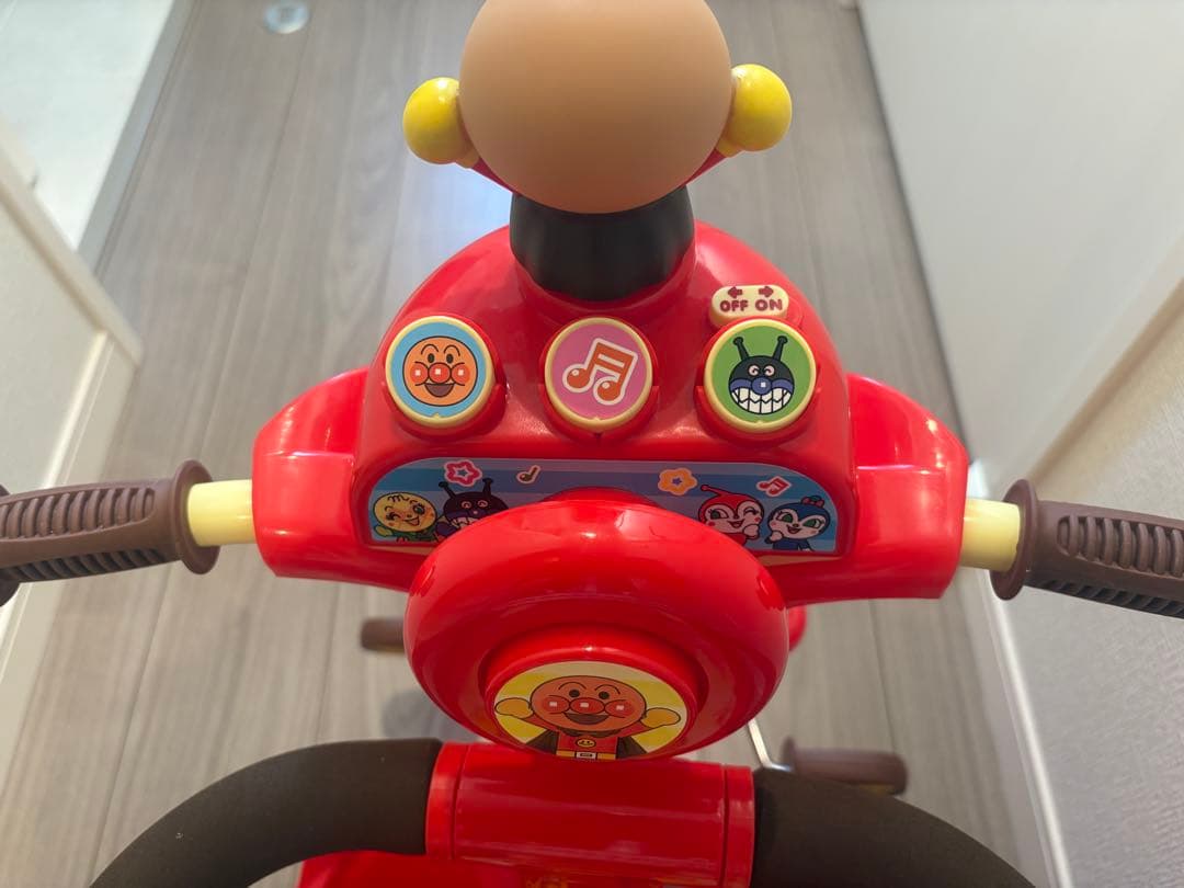 ✨ジョイパレット✨おでかけ三輪車アンパンマンSP ブザー付き