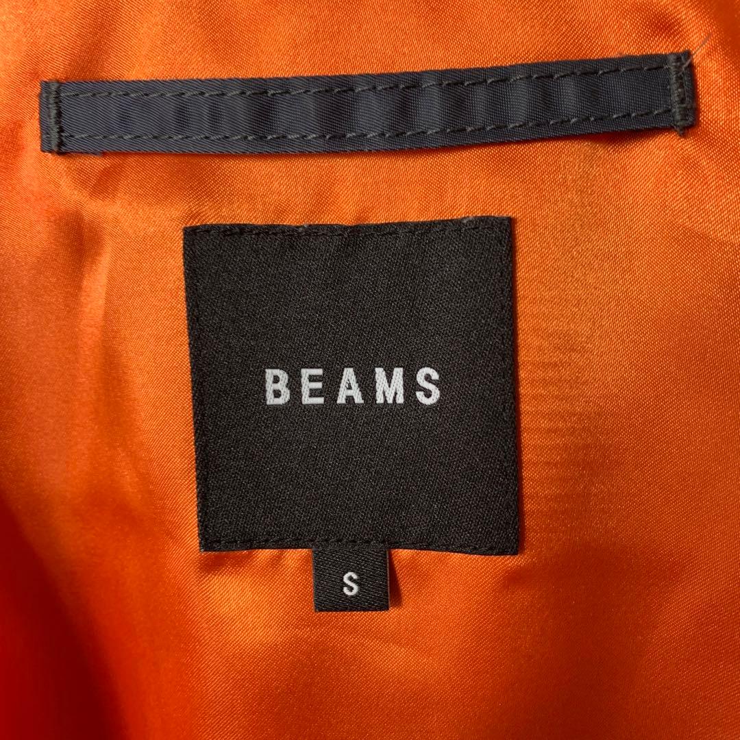 美品 BEAMS crazy ma-1 flight jacket 牛革 黒