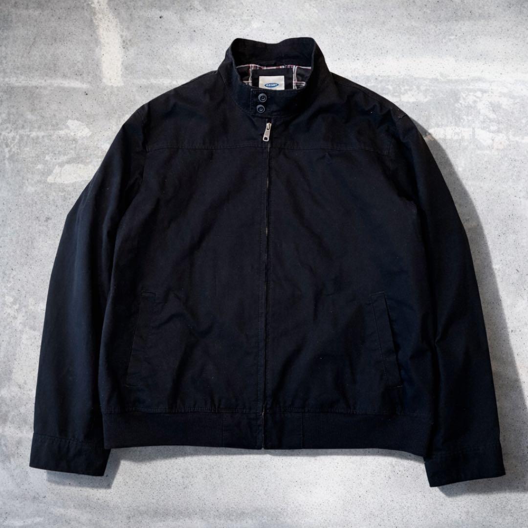 00s OLD NAVY コットン　スイングトップ　短丈　チェック　ゆるだぼ