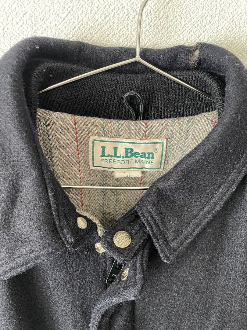 激レア USA製 80s L.L.Bean ウール ストームコート 濃紺