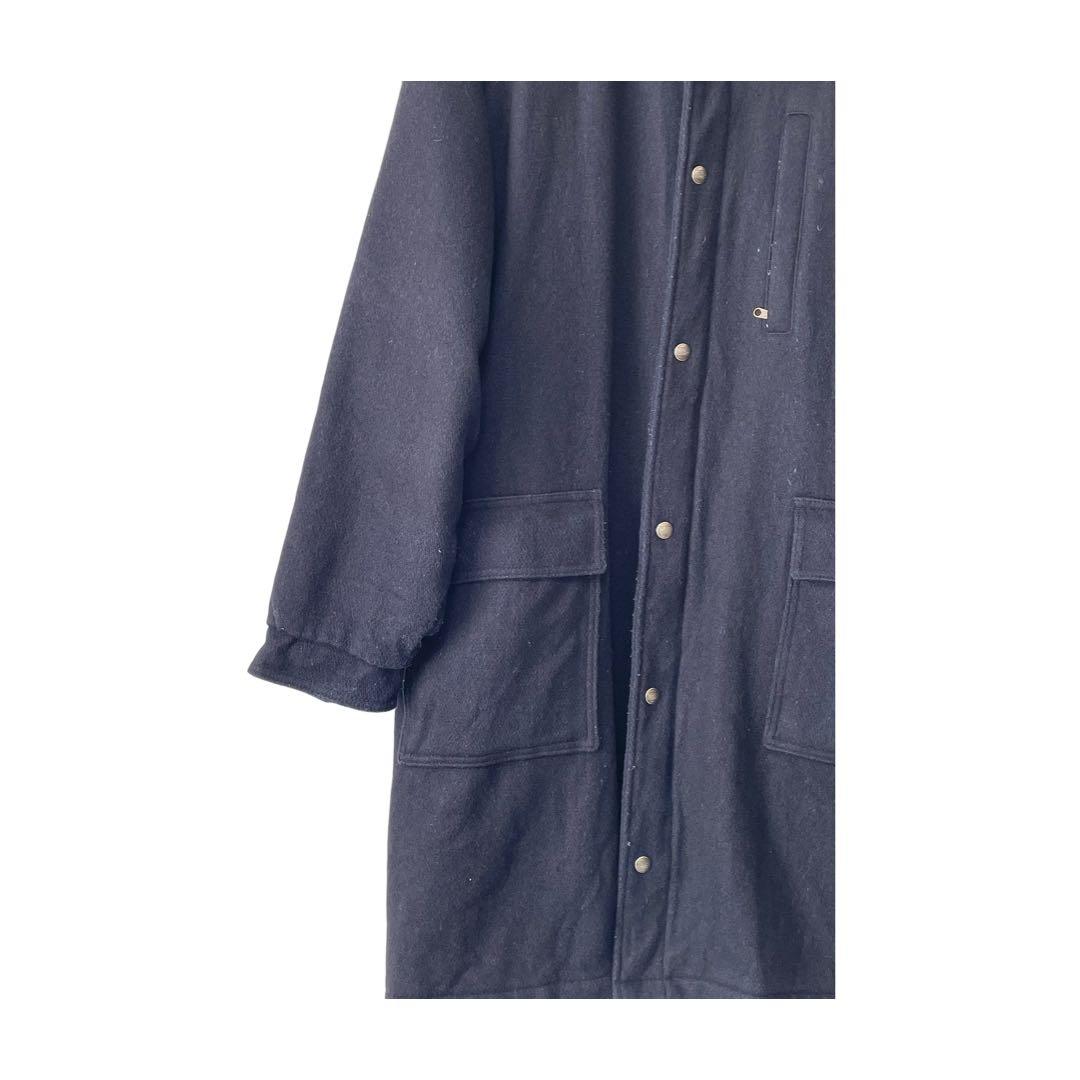 激レア USA製 80s L.L.Bean ウール ストームコート 濃紺