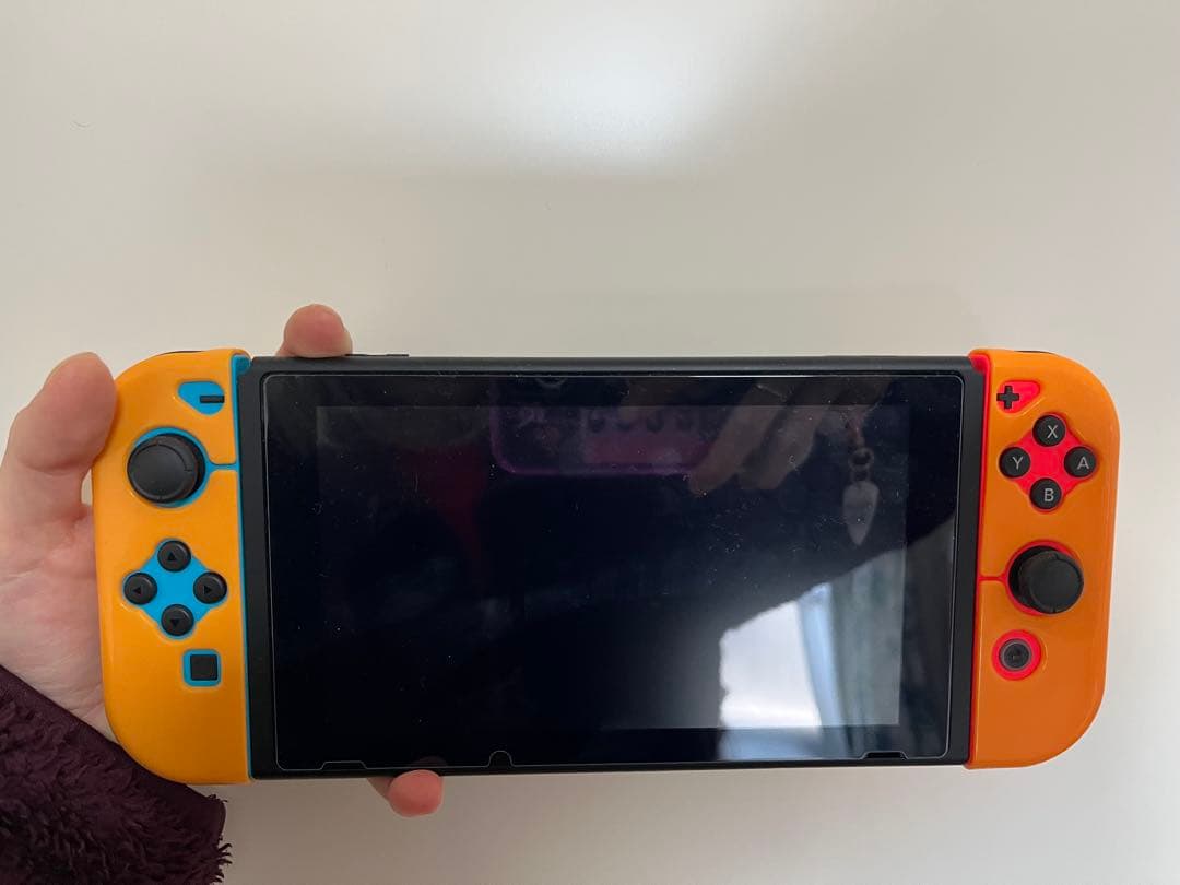 日曜日限定)Nintendo Switch 本体 青/赤Joy-Con、ケーブル