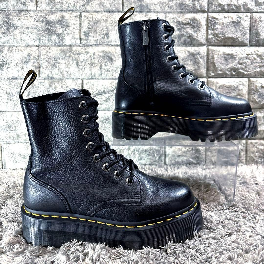 極美品❣️ドクターマーチン JADON Ⅲ PISA シボ革 厚底 ブーツ 黒