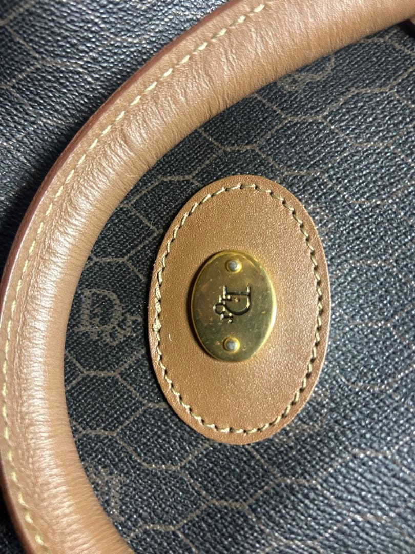 Christian Dior　ディオール　ハニカム柄　ボストンバック 旅行バック