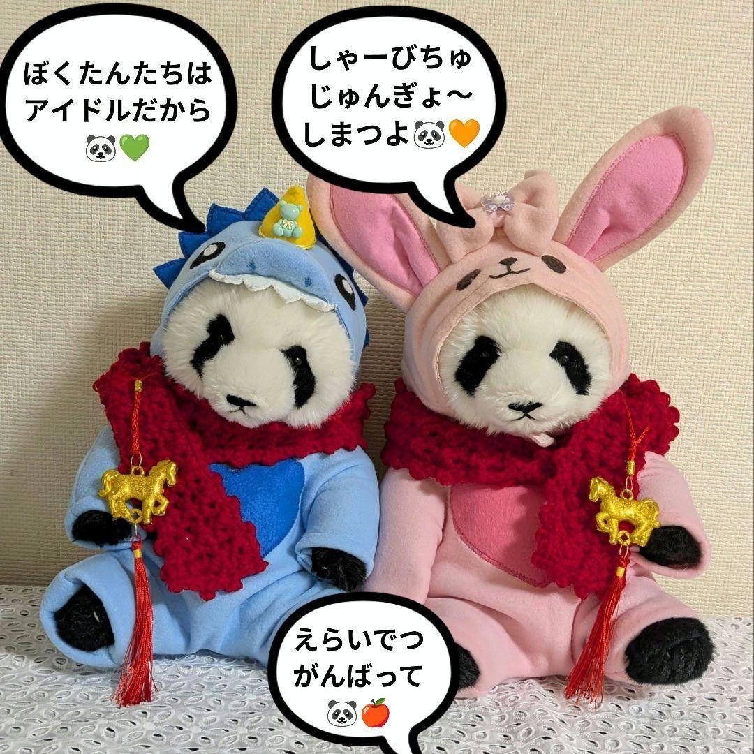 【まゆみっち様オーダー】だっこシャオレイ♡怪獣＆うさぎ変身コスチュームセット