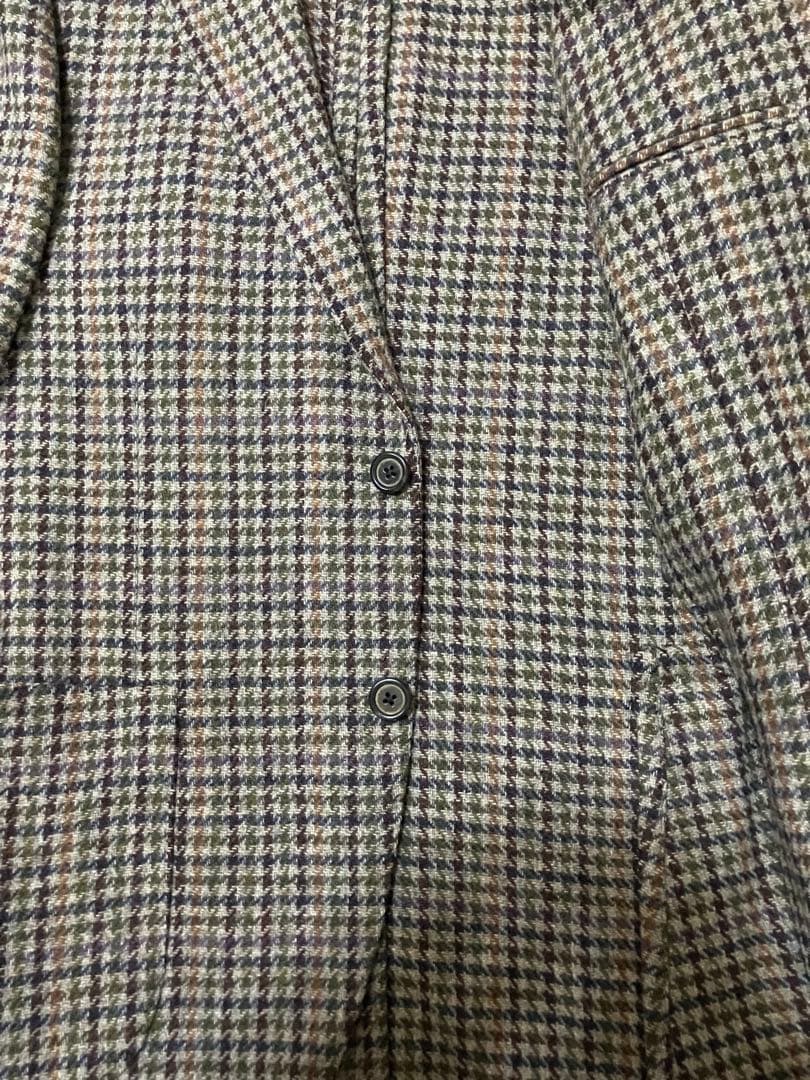 LARDINI チェック柄 テーラードジャケット