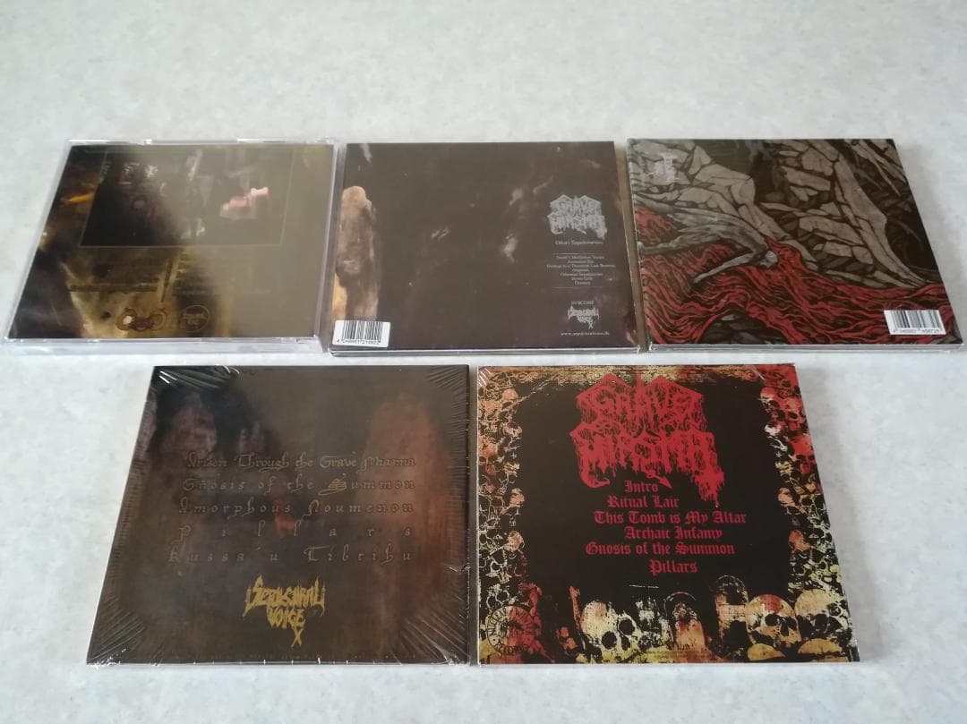 【未開封】Grave Miasma　5枚まとめ　デスメタル