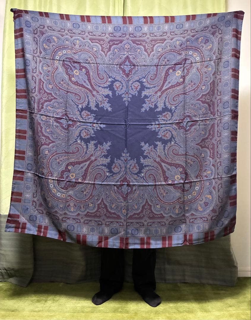 ETRO ペイズリー柄 ストール 140cm