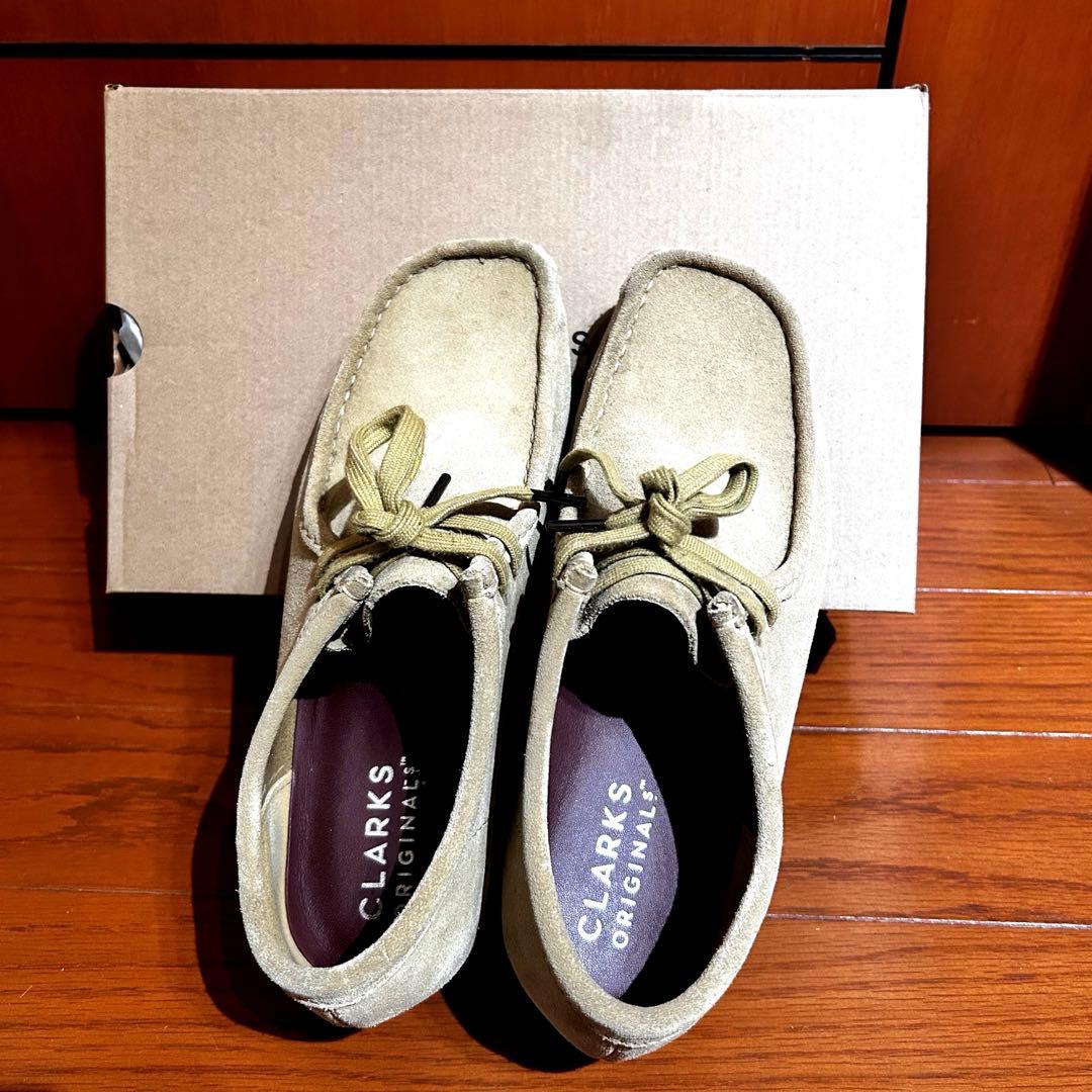 CLARKS ワラビー　メープルスエード　化粧箱付き