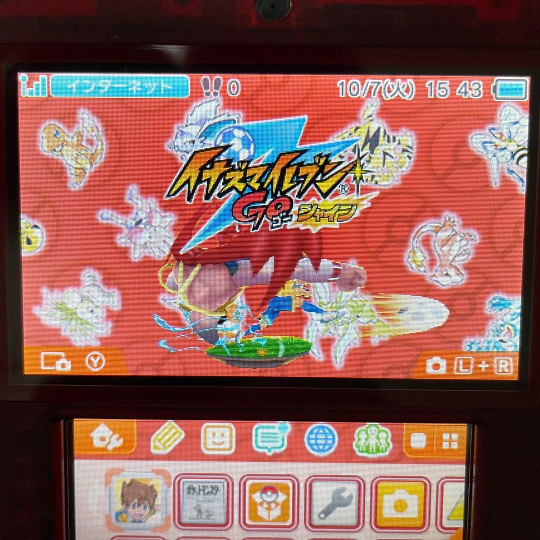 イナズマイレブンGO ゲームソフト3本セット　＋タッチペン