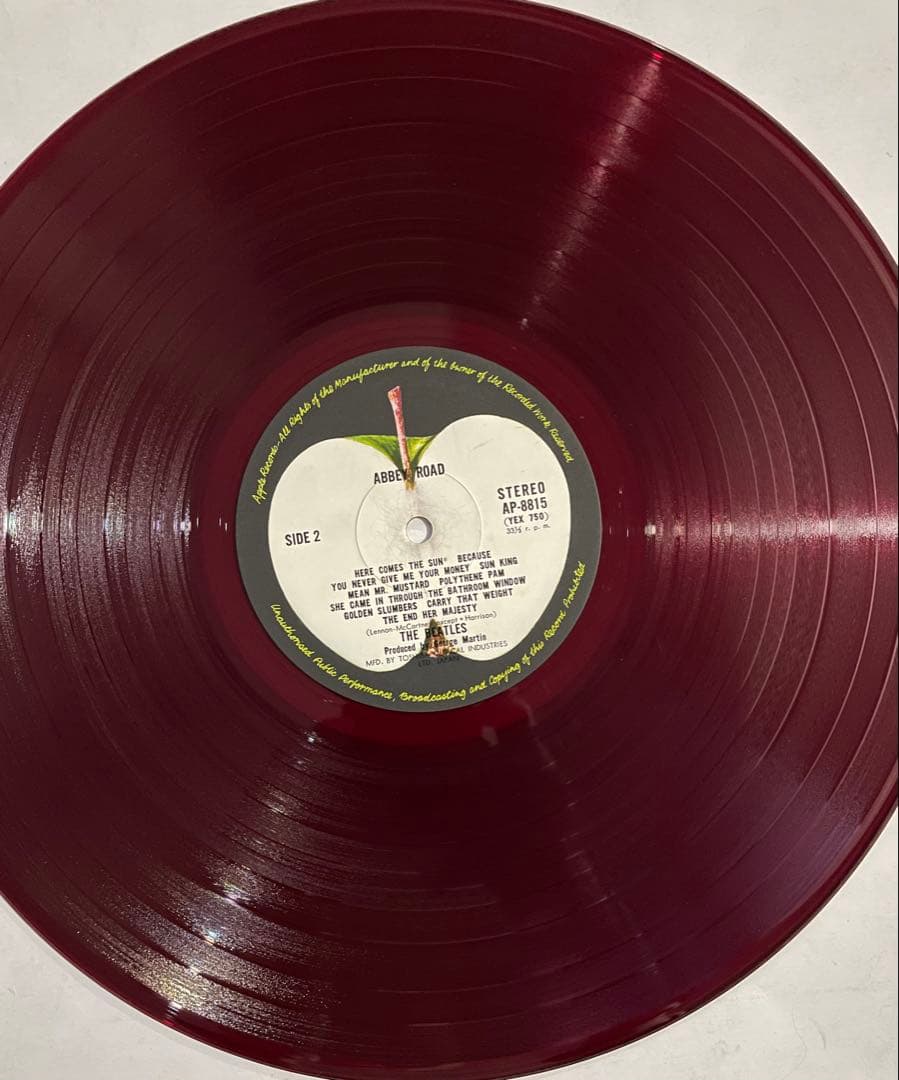 ビートルズBeatles Abbey Road 『赤盤』LP AP-8815