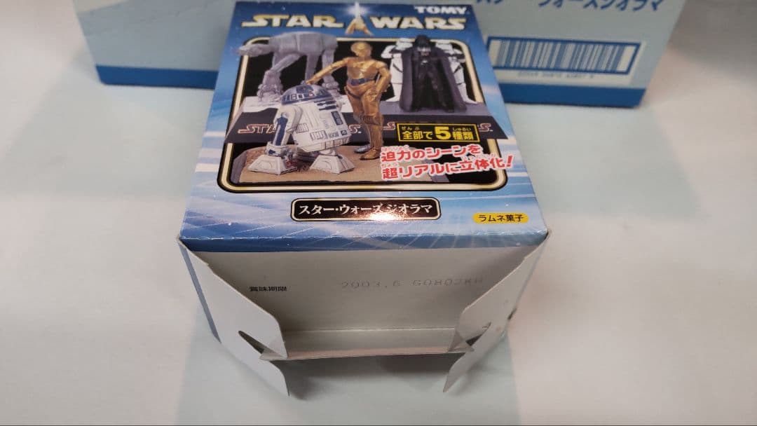 希少　スター・ウォーズ 　ジオラマ　第１弾　トミー食玩　新品　コンプリート5個