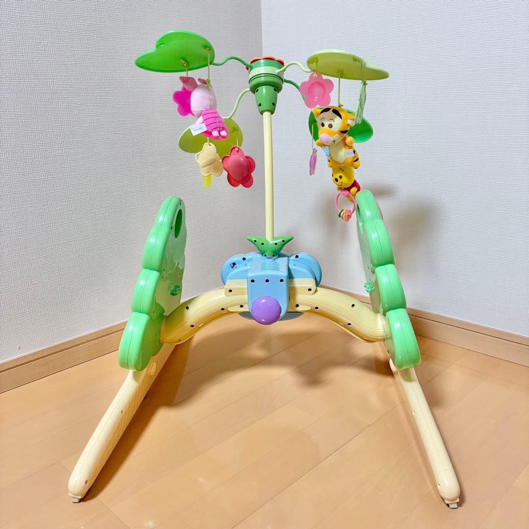 ★美品★ タカラトミー くまのプーさん 6WAYジムにへんしんメリー　プーメリー
