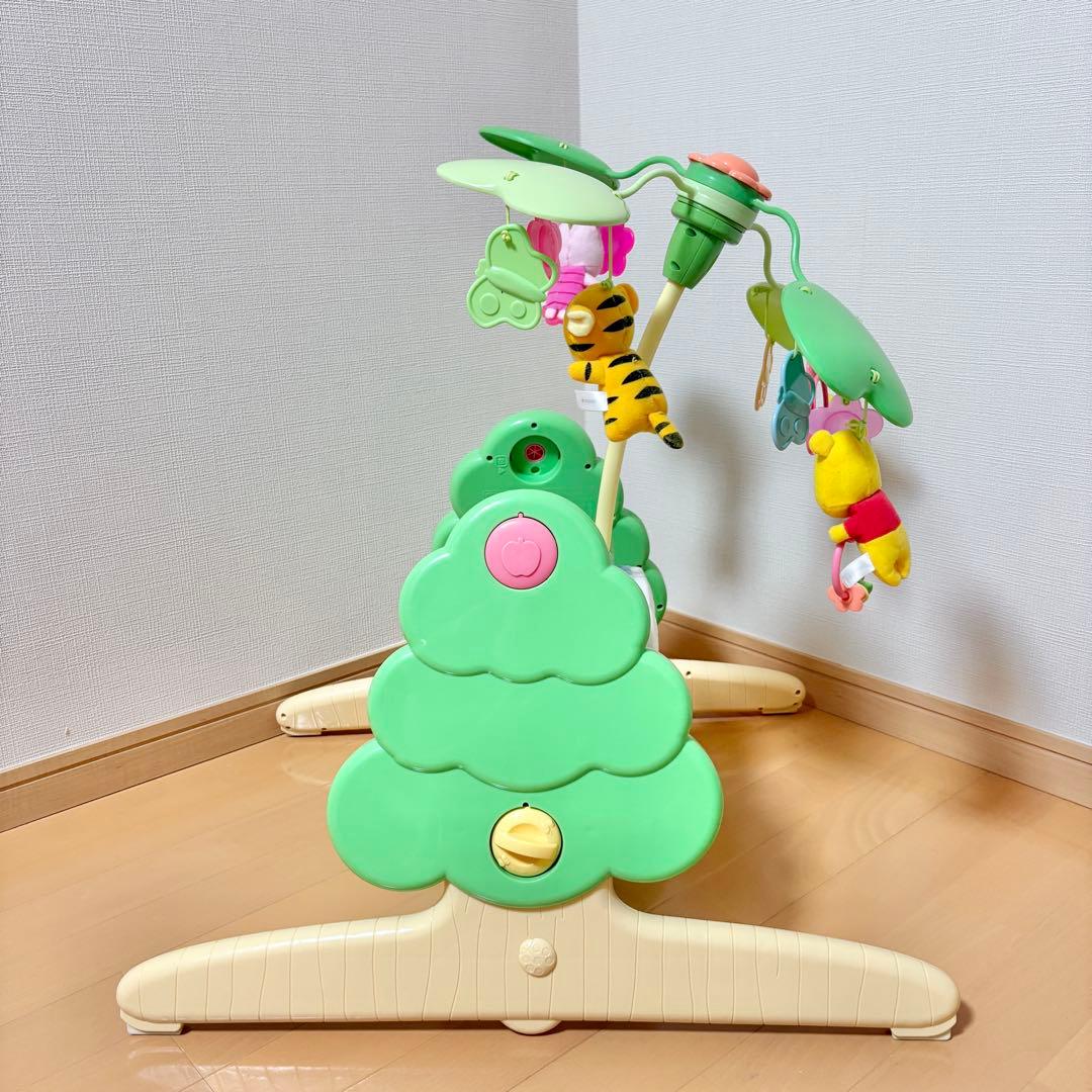 ★美品★ タカラトミー くまのプーさん 6WAYジムにへんしんメリー　プーメリー