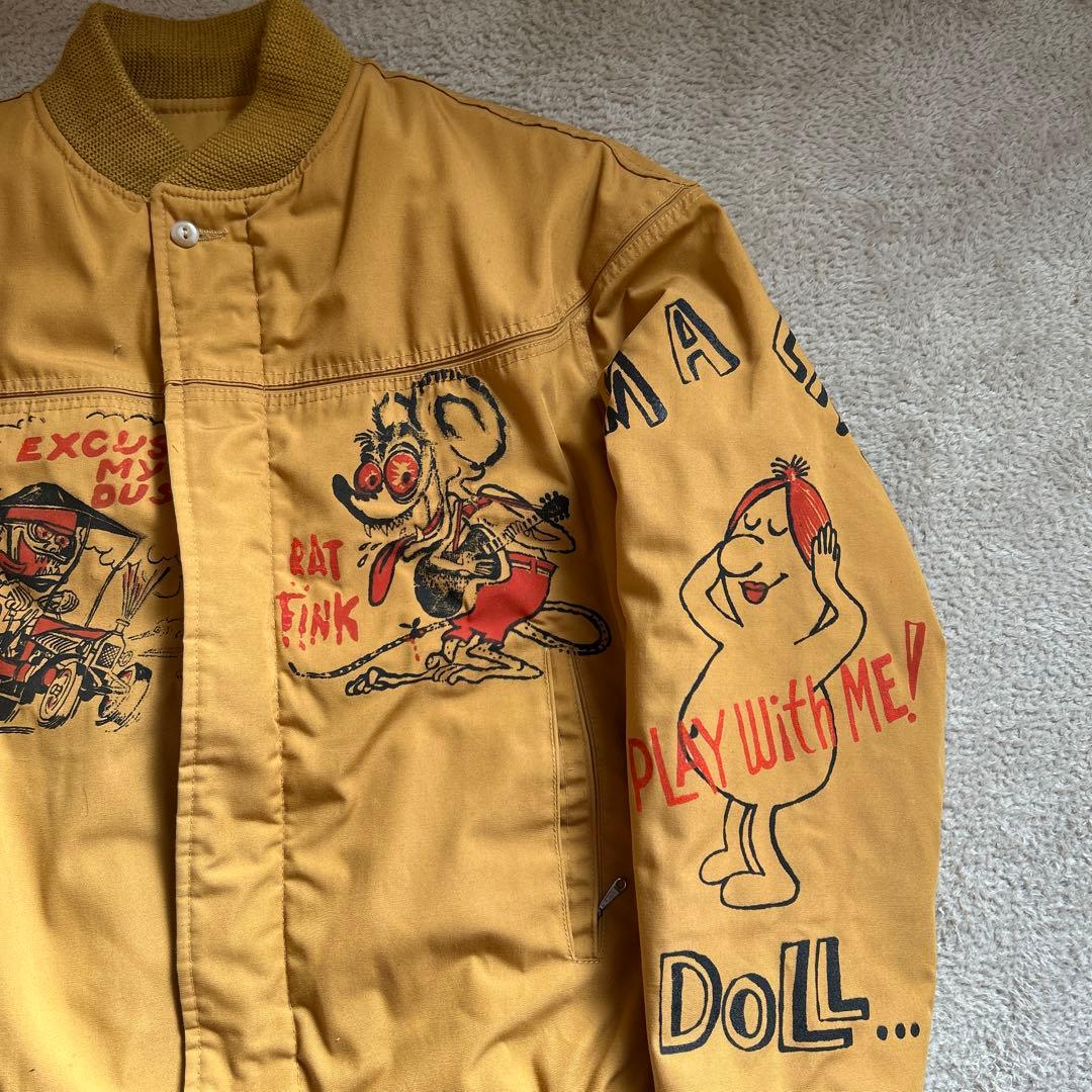 vintage 60s 70s 50s マルチプリント ダービージャケット 古着